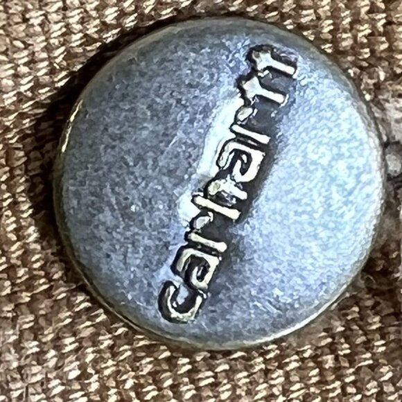 Carhartt Mens 40x32 Duck Durable Canvas Brown Utility Chore Work Pants Carpenter - Picture 7 of 16